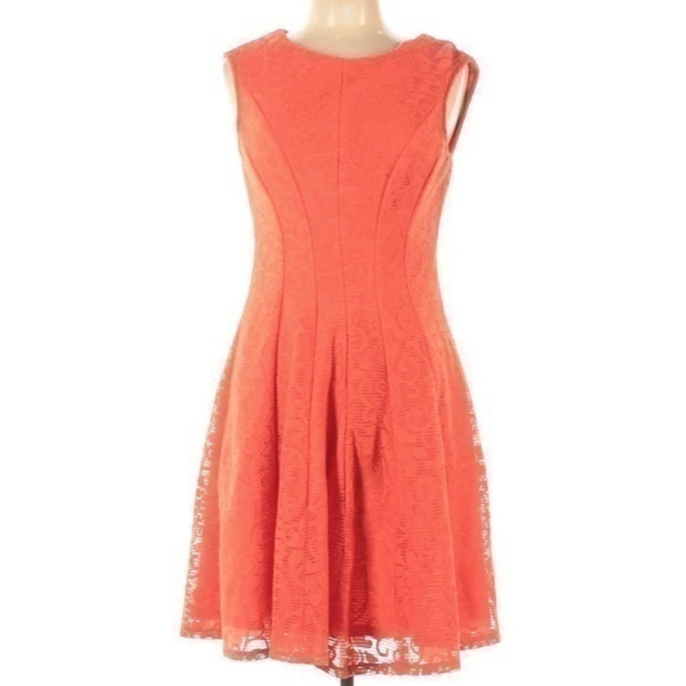 CB Fit & Flare Pleated Dress